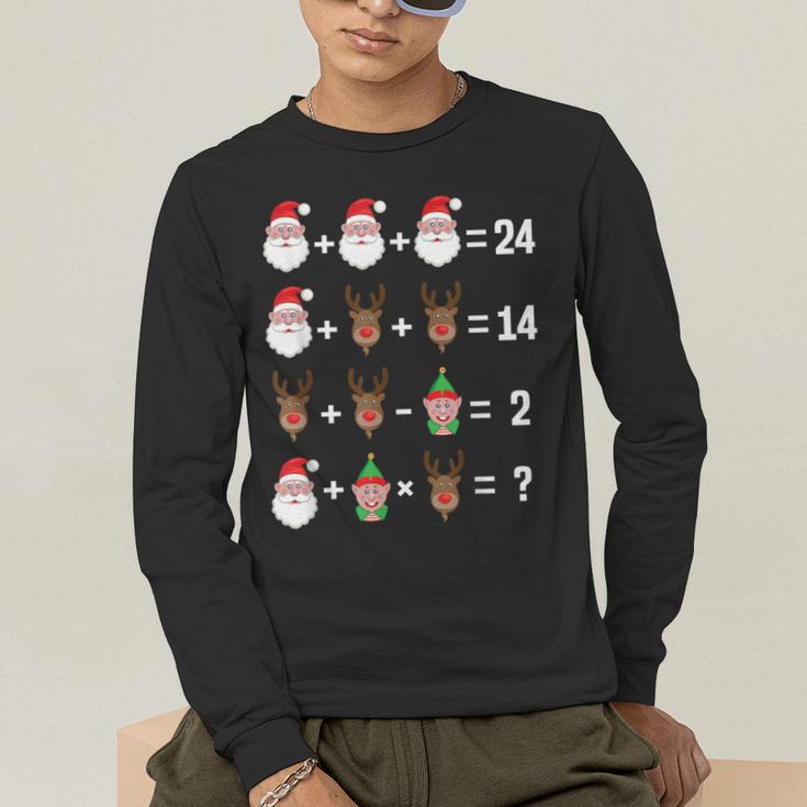 Order Of Operations Math Teacher Christmas Men's Long Sleeve T-Shirt, funny gift