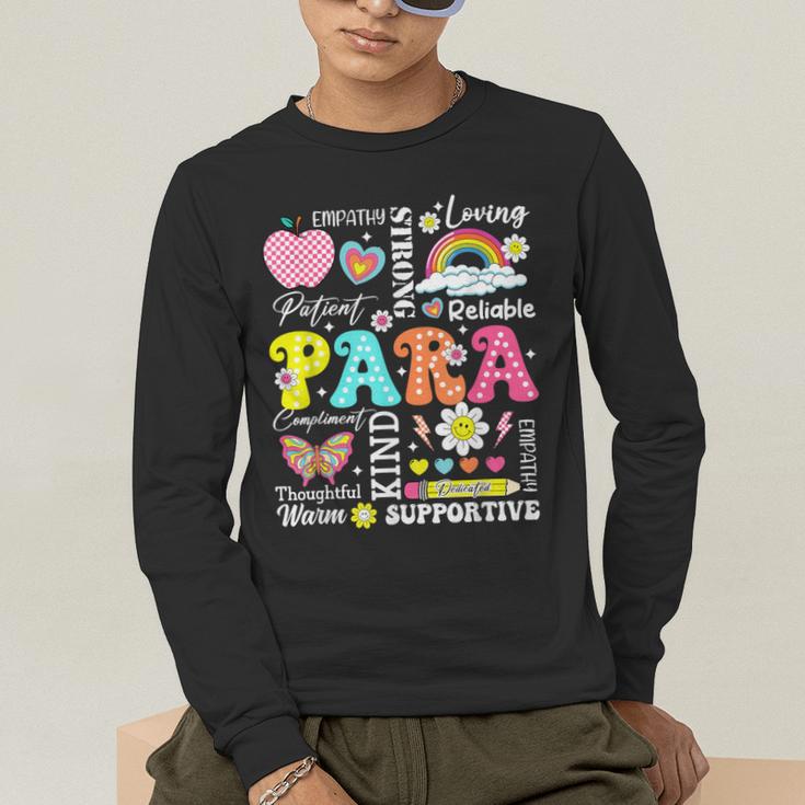 Paras Make It Possible Paraprofessional Paraeducator Teacher Men's Long Sleeve T-Shirt, funny gift Paras Make It Possible Paraprofessional Paraeducator Teacher Men's Long Sleeve T-Shirt, funny gift