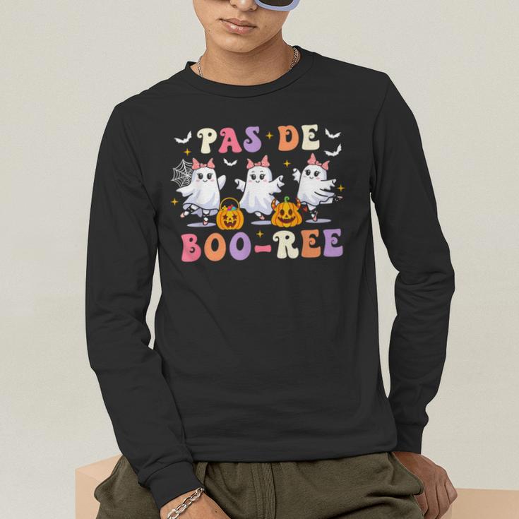 Pas De Boo-Ree Teachers Halloween Costume Ballet Dancers Men's Long Sleeve T-Shirt, funny gift Pas De Boo-Ree Teachers Halloween Costume Ballet Dancers Men's Long Sleeve T-Shirt, funny gift