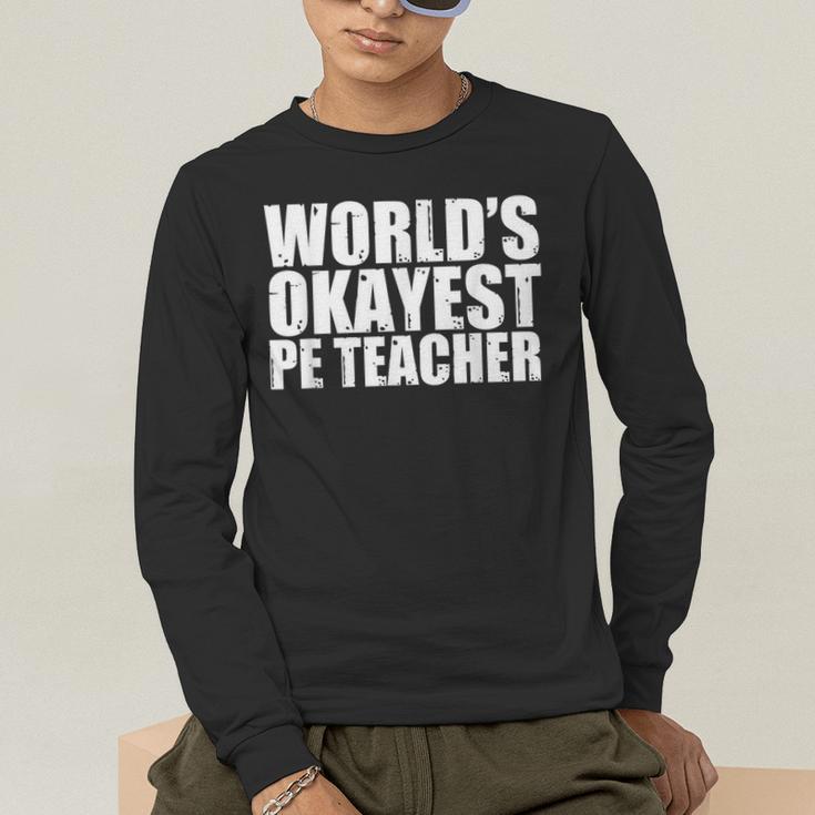 PE Teacher Men's Long Sleeve T-Shirt, funny gift PE Teacher Men's Long Sleeve T-Shirt, funny gift