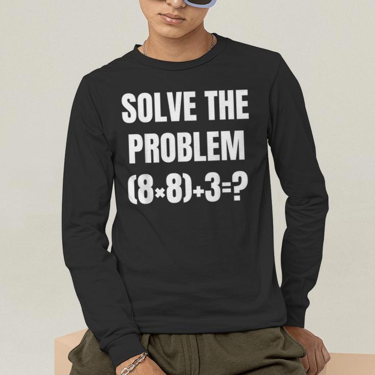 PEMDAS Math Problem 67 Meme Elementary Teacher Joke Men's Long Sleeve T-Shirt, funny gift PEMDAS Math Problem 67 Meme Elementary Teacher Joke Men's Long Sleeve T-Shirt, funny gift