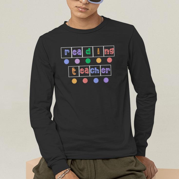 Phonics Reading Teacher Science Of Reading Literacy Coach Men's Long Sleeve T-Shirt, funny gift Phonics Reading Teacher Science Of Reading Literacy Coach Men's Long Sleeve T-Shirt, funny gift