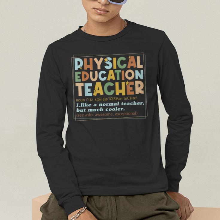 Physical Education Teacher In My PE Teacher Era For Men Women Kids Men's Long Sleeve T-Shirt, funny gift