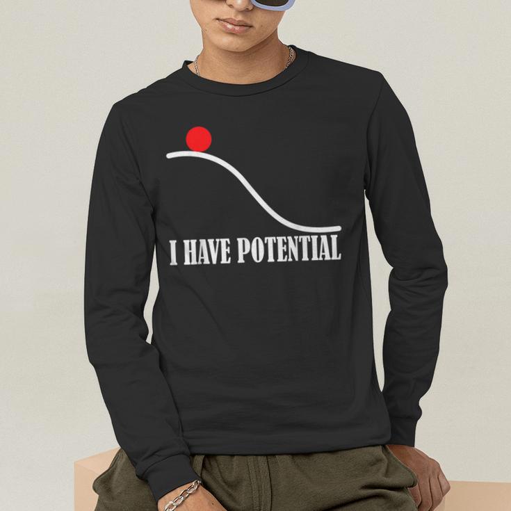 Physics I Have Potential Energy Physics Teacher Men's Long Sleeve T-Shirt, funny gift Physics I Have Potential Energy Physics Teacher Men's Long Sleeve T-Shirt, funny gift