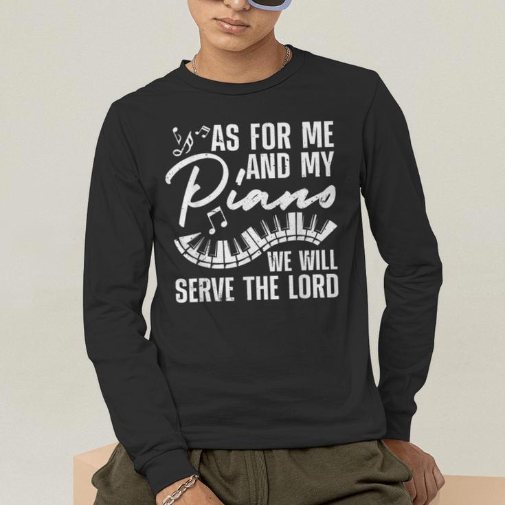 Piano Player Art For Men Women Pianist Piano Teacher Men's Long Sleeve T-Shirt, funny gift Piano Player Art For Men Women Pianist Piano Teacher Men's Long Sleeve T-Shirt, funny gift