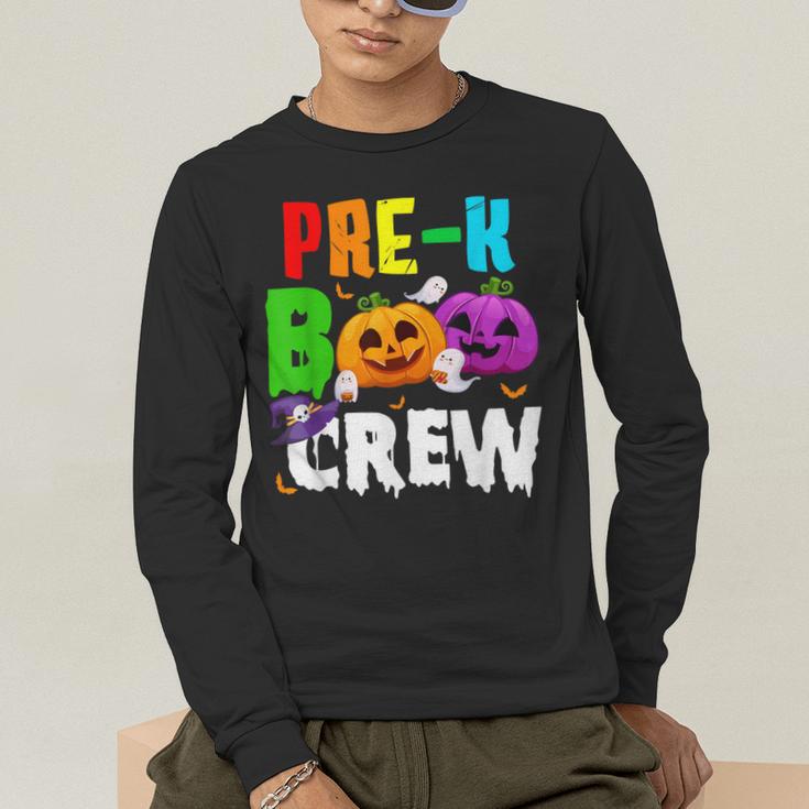 Pre K Boo Crew Halloween Costume Teachers Kids Men's Long Sleeve T-Shirt, funny gift Pre K Boo Crew Halloween Costume Teachers Kids Men's Long Sleeve T-Shirt, funny gift