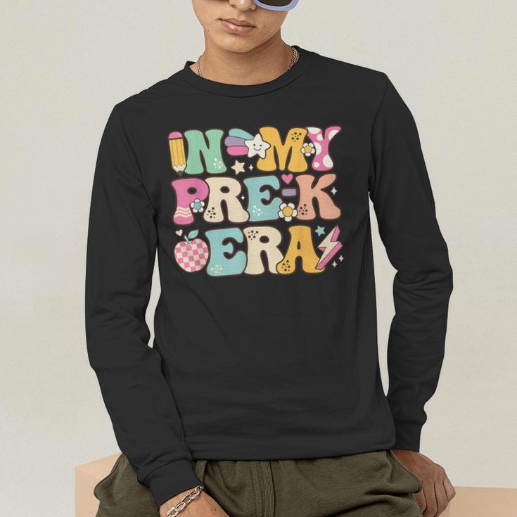 In My Pre-K Era Girl Back To School Cute PreSchool Teacher Men's Long Sleeve T-Shirt, funny gift In My Pre-K Era Girl Back To School Cute PreSchool Teacher Men's Long Sleeve T-Shirt, funny gift