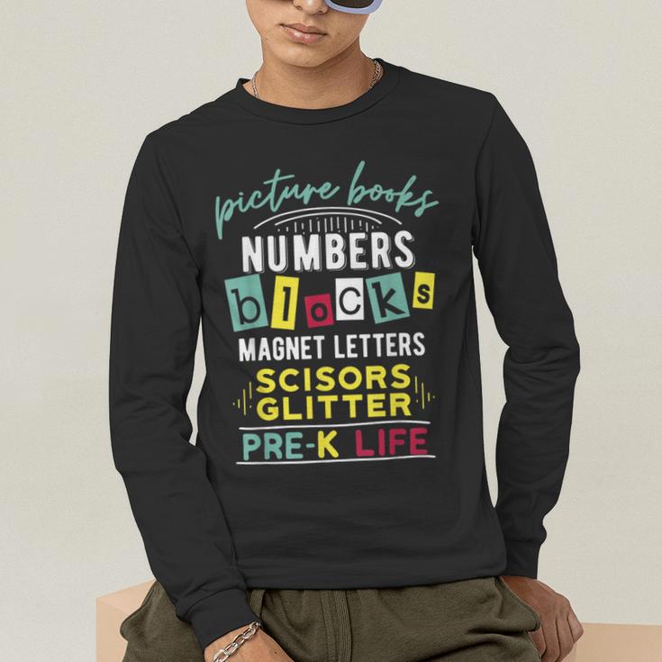 Pre-K Life Preschool Teacher Tees Men Women T-Shirt Men's Long Sleeve T-Shirt, funny gift Pre-K Life Preschool Teacher Tees Men Women T-Shirt Men's Long Sleeve T-Shirt, funny gift
