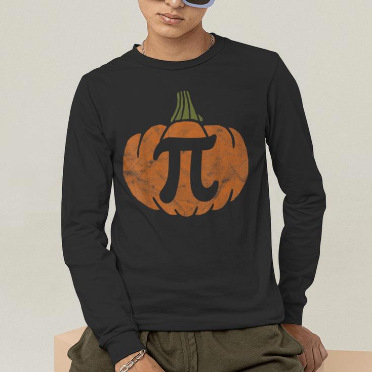 Pumpkin Pi Math Teacher Halloween Thanksgiving Day Costume Men Women Kids Men's Long Sleeve T-Shirt, funny gift Pumpkin Pi Math Teacher Halloween Thanksgiving Day Costume Men Women Kids Men's Long Sleeve T-Shirt, funny gift