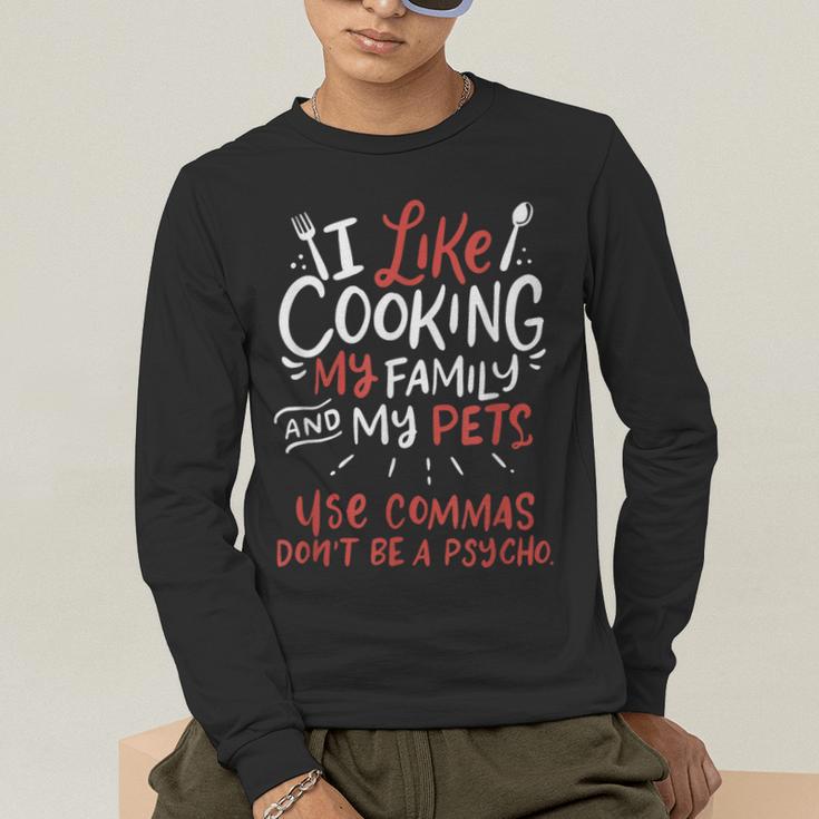 Punctuation Saves Lives I English Grammar Teacher Men's Long Sleeve T-Shirt, funny gift Punctuation Saves Lives I English Grammar Teacher Men's Long Sleeve T-Shirt, funny gift