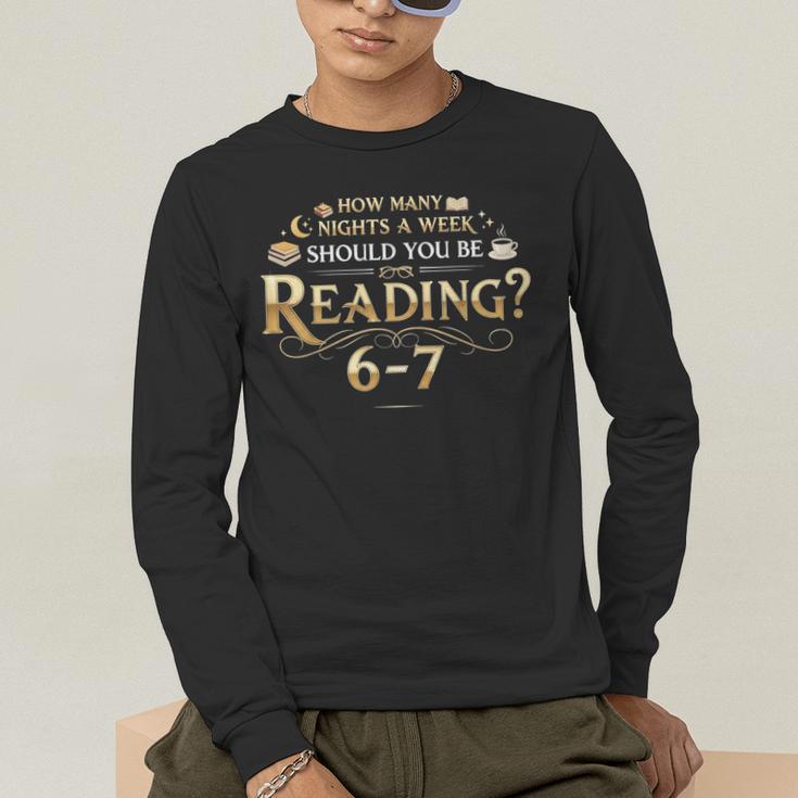 Reading 6–7 Teacher Librarian English Book Lover Quote Men's Long Sleeve T-Shirt, funny gift Reading 6–7 Teacher Librarian English Book Lover Quote Men's Long Sleeve T-Shirt, funny gift