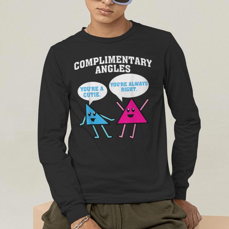 Right Acute Triangle Math Teacher Cool Geometry Men's Long Sleeve T-Shirt, funny gift Right Acute Triangle Math Teacher Cool Geometry Men's Long Sleeve T-Shirt, funny gift