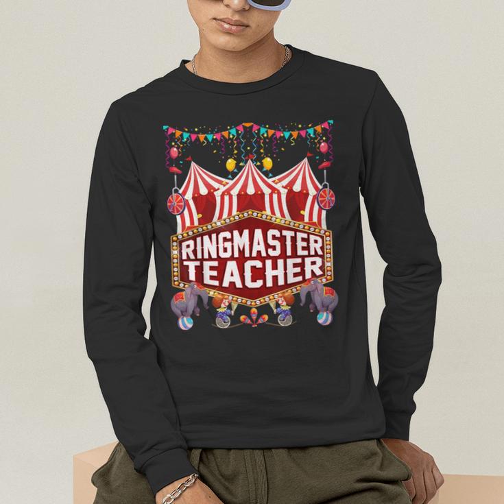 Ringmaster Teacher Costume – Carnival Birthday Style Men's Long Sleeve T-Shirt, funny gift Ringmaster Teacher Costume – Carnival Birthday Style Men's Long Sleeve T-Shirt, funny gift