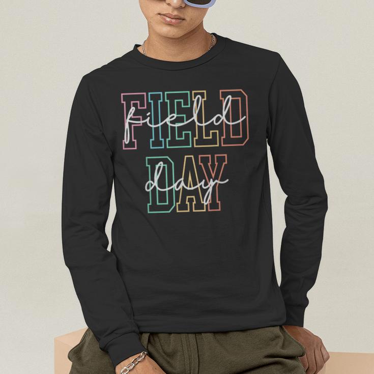 School Field Day Happy Field Day Tee Teacher Life Summer Men's Long Sleeve T-Shirt, funny gift School Field Day Happy Field Day Tee Teacher Life Summer Men's Long Sleeve T-Shirt, funny gift