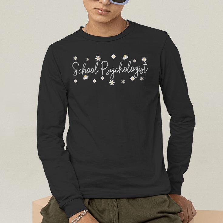 School Psychologist Psychology Teacher Men's Long Sleeve T-Shirt, funny gift School Psychologist Psychology Teacher Men's Long Sleeve T-Shirt, funny gift