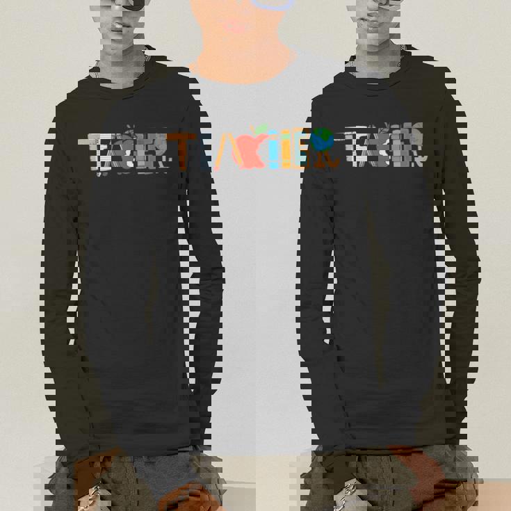 School Teacher Men And Women Back To School Teachers Men&#x27;s Long Sleeve T-Shirt, funny gift