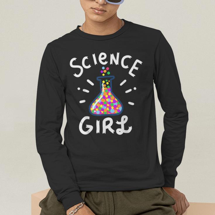 Science Girl Chemistry Biology Student Teacher Men's Long Sleeve T-Shirt, funny gift