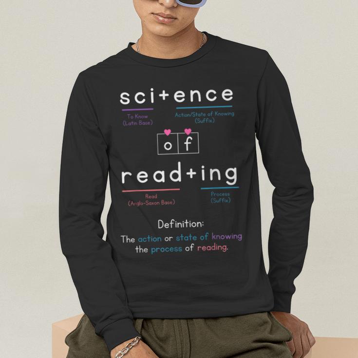 Science Of Reading Morphology Syllable Intervention Teacher Men's Long Sleeve T-Shirt, funny gift Science Of Reading Morphology Syllable Intervention Teacher Men's Long Sleeve T-Shirt, funny gift