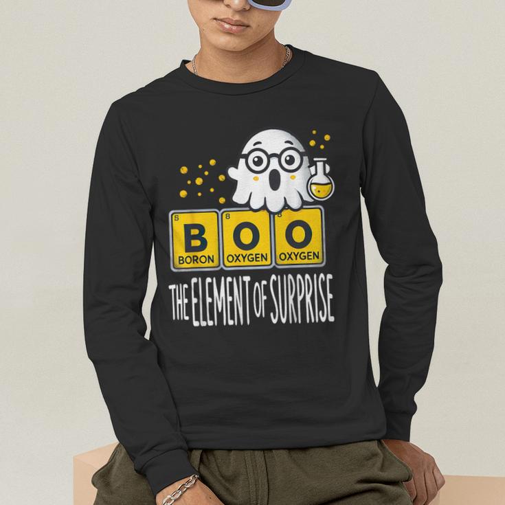 Science Teacher Halloween Elements Of Surprise Chemistry Men's Long Sleeve T-Shirt, funny gift Science Teacher Halloween Elements Of Surprise Chemistry Men's Long Sleeve T-Shirt, funny gift