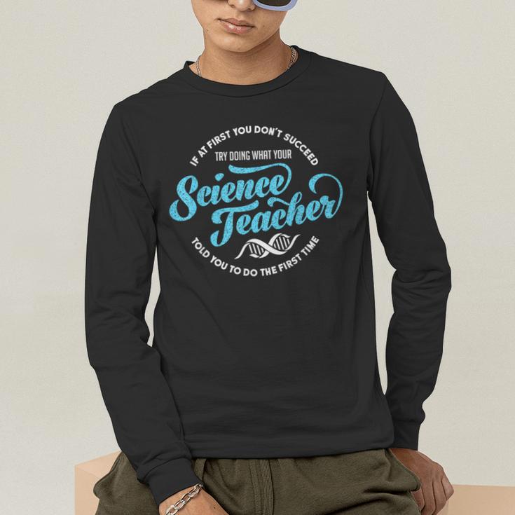 Science Teacher Must Haves Teach Science Teacher Men's Long Sleeve T-Shirt, funny gift Science Teacher Must Haves Teach Science Teacher Men's Long Sleeve T-Shirt, funny gift