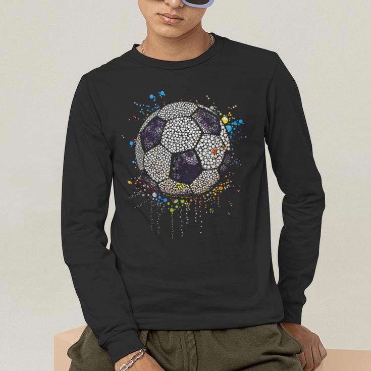 Soccer Dot Day Shirts For Kids Men Women Teacher Men's Long Sleeve T-Shirt, funny gift