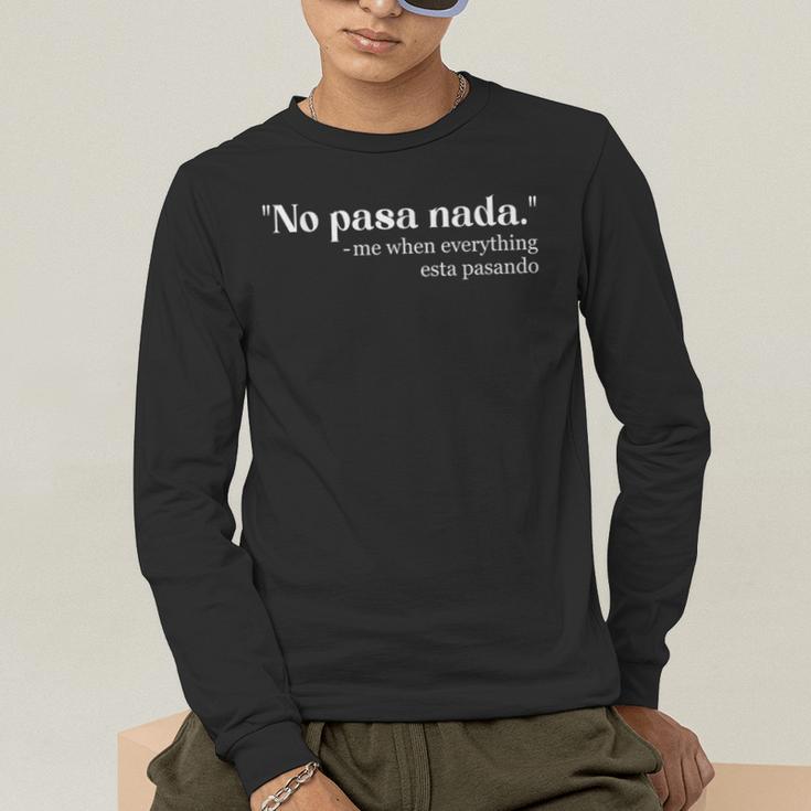 Spanglish Mexican Spanish Teacher Bilingual Spanglish Men's Long Sleeve T-Shirt, funny gift Spanglish Mexican Spanish Teacher Bilingual Spanglish Men's Long Sleeve T-Shirt, funny gift