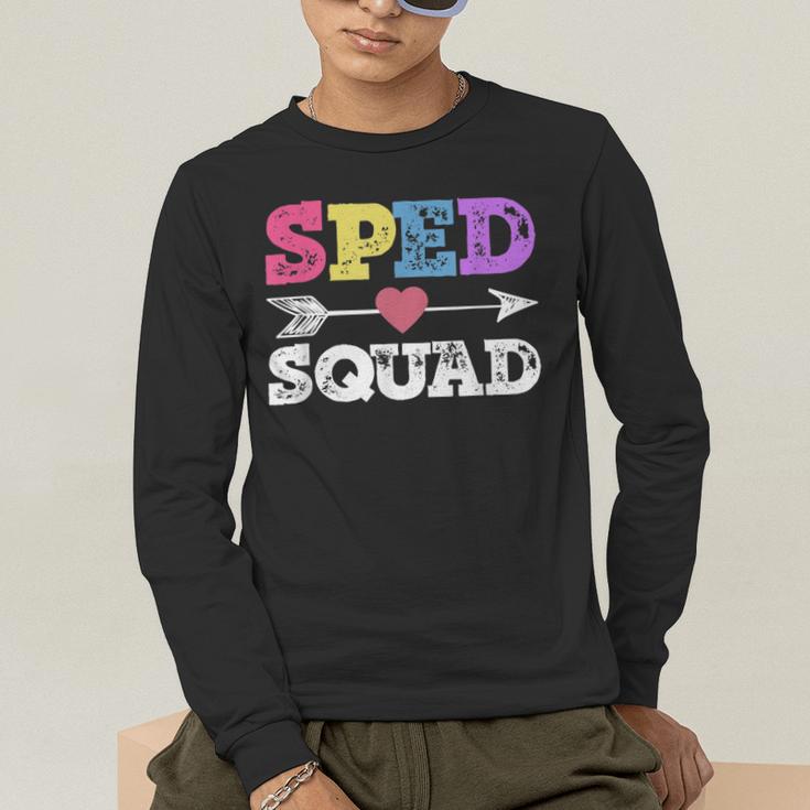 Special Education Squad Shirt SPED Squad Teacher's Day For Men Women Men's Long Sleeve T-Shirt, funny gift Special Education Squad Shirt SPED Squad Teacher's Day For Men Women Men's Long Sleeve T-Shirt, funny gift