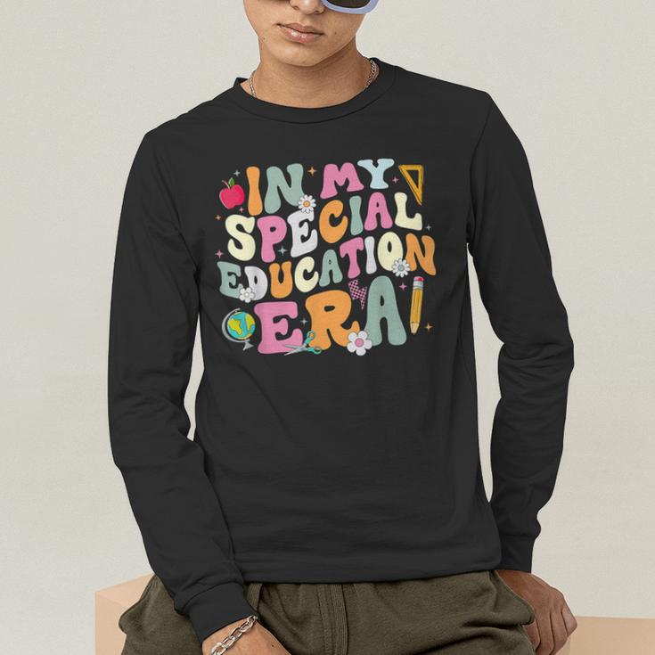 Special Education Teacher Era Inspirational SPED ABA Autism Men's Long Sleeve T-Shirt, funny gift