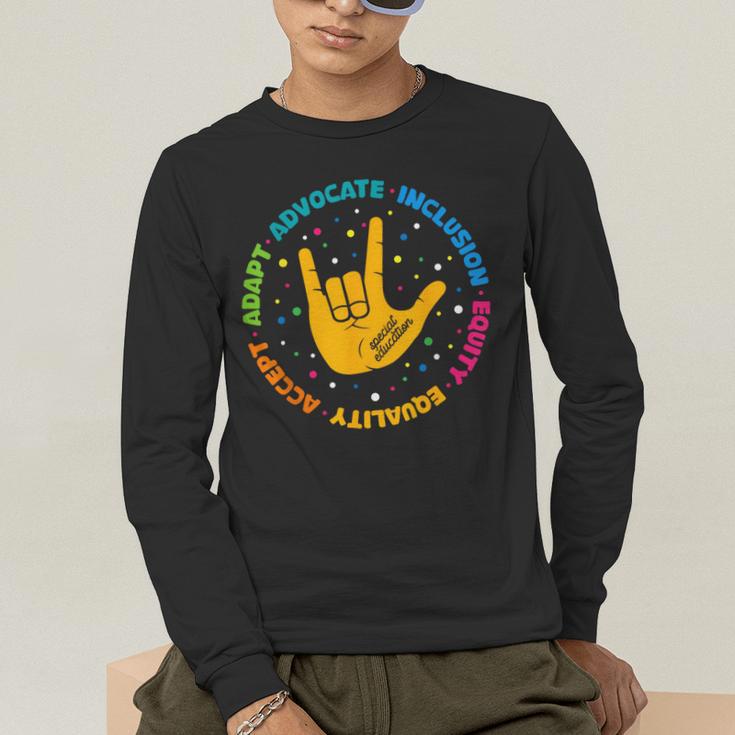 Special Education Teacher Inspirational SPED Teachers Autism Men's Long Sleeve T-Shirt, funny gift