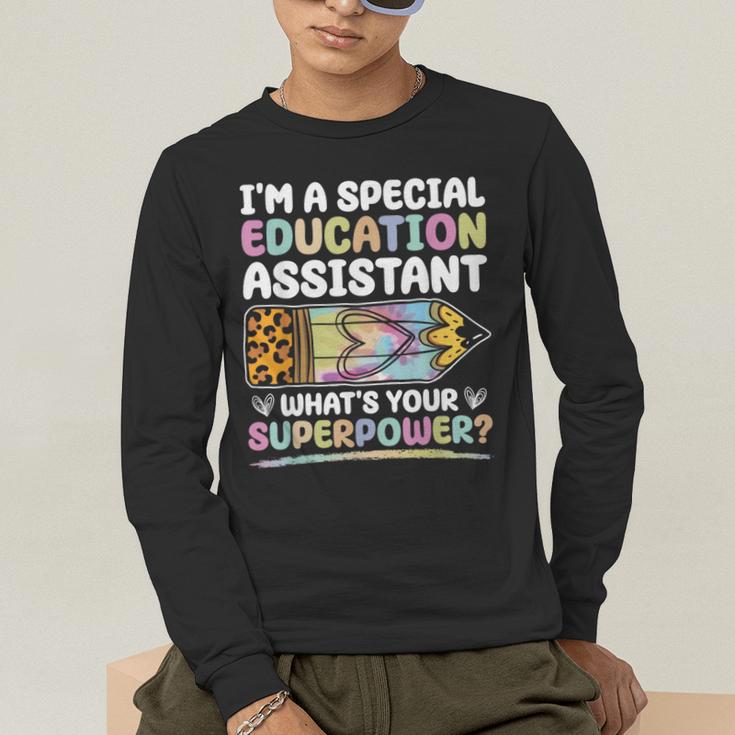 Special Educational Assistant And Sped Teacher Men's Long Sleeve T-Shirt, funny gift