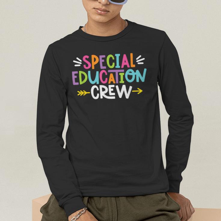 Special Educators Special Ed Teacher Special Education Crew Men's Long Sleeve T-Shirt, funny gift