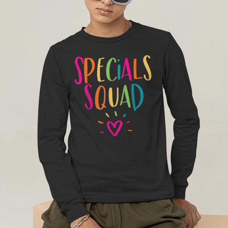 Specials Squad Art Music PE Tech Gym Teacher Team Men's Long Sleeve T-Shirt, funny gift Specials Squad Art Music PE Tech Gym Teacher Team Men's Long Sleeve T-Shirt, funny gift