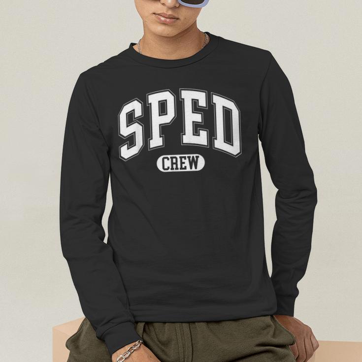 SPED Crew SPED Teacher Back To School For Women Men Men's Long Sleeve T-Shirt, funny gift SPED Crew SPED Teacher Back To School For Women Men Men's Long Sleeve T-Shirt, funny gift