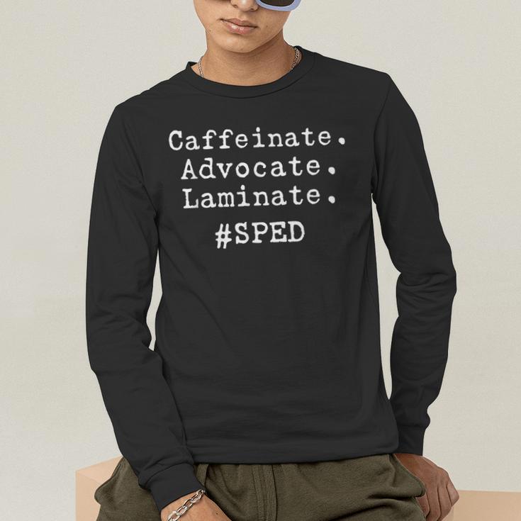 SPED Special Ed Teacher Para Aide Assistant For Men Women Men's Long Sleeve T-Shirt, funny gift