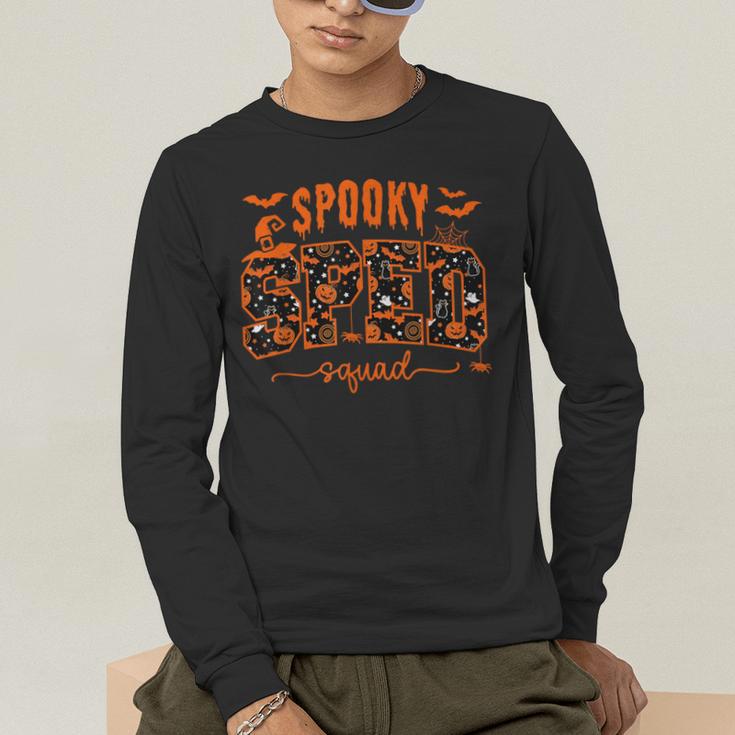Sped Squad Team Special Education Teacher Halloween Men's Long Sleeve T-Shirt, funny gift Sped Squad Team Special Education Teacher Halloween Men's Long Sleeve T-Shirt, funny gift
