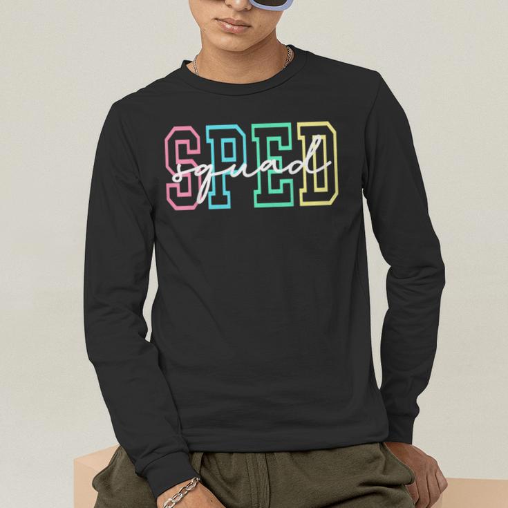 SPED Squad Team SPED Teacher Special Education Teacher Men's Long Sleeve T-Shirt, funny gift SPED Squad Team SPED Teacher Special Education Teacher Men's Long Sleeve T-Shirt, funny gift