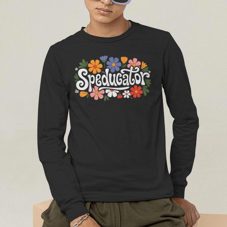 Speducator Special Education Teacher Teaching SPED Men's Long Sleeve T-Shirt, funny gift Speducator Special Education Teacher Teaching SPED Men's Long Sleeve T-Shirt, funny gift