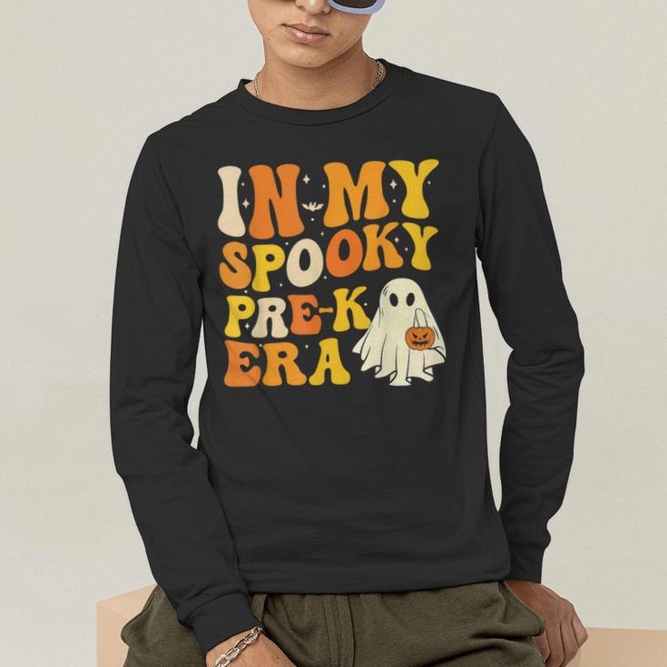 In My Spooky PRE-K Teacher Era Halloween Costume Tee Men's Long Sleeve T-Shirt, funny gift In My Spooky PRE-K Teacher Era Halloween Costume Tee Men's Long Sleeve T-Shirt, funny gift