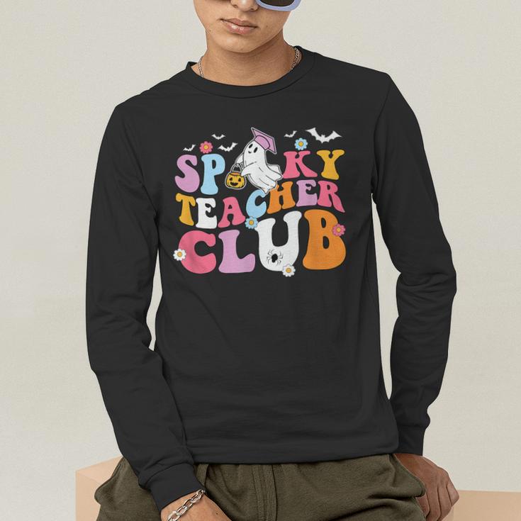 Spooky Teacher Club Halloween Men's Long Sleeve T-Shirt, funny gift Spooky Teacher Club Halloween Men's Long Sleeve T-Shirt, funny gift