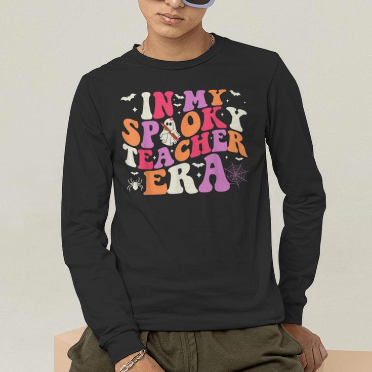 In My Spooky Teacher Era Halloween Teacher Back To School Men's Long Sleeve T-Shirt, funny gift In My Spooky Teacher Era Halloween Teacher Back To School Men's Long Sleeve T-Shirt, funny gift