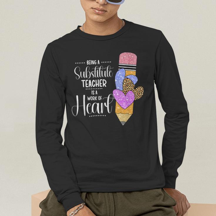 Being A Substitute Teacher Substitute Teaching Men's Long Sleeve T-Shirt, funny gift Being A Substitute Teacher Substitute Teaching Men's Long Sleeve T-Shirt, funny gift