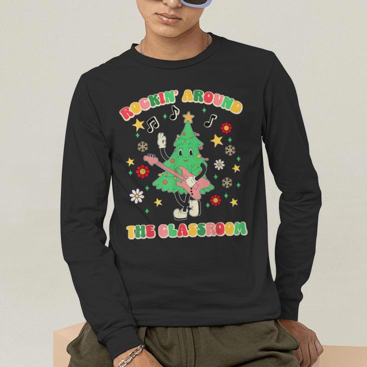 Teacher Christmas Shirts Pajama Matching Rockin' Around The Classroom -Adult Short Sleeve Small Modern Festive Christmas Teacher Xmas Vibes T-Shirt Men's Long Sleeve T-Shirt, funny gift Teacher Christmas Shirts Pajama Matching Rockin' Around The Classroom -Adult Short Sleeve Small Modern Festive Christmas Teacher Xmas Vibes T-Shirt Men's Long Sleeve T-Shirt, funny gift