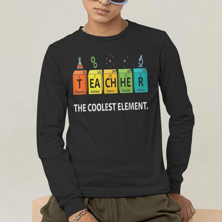 Teacher The Coolest Element Chemistry Periodic Table Science Men's Long Sleeve T-Shirt, funny gift Teacher The Coolest Element Chemistry Periodic Table Science Men's Long Sleeve T-Shirt, funny gift