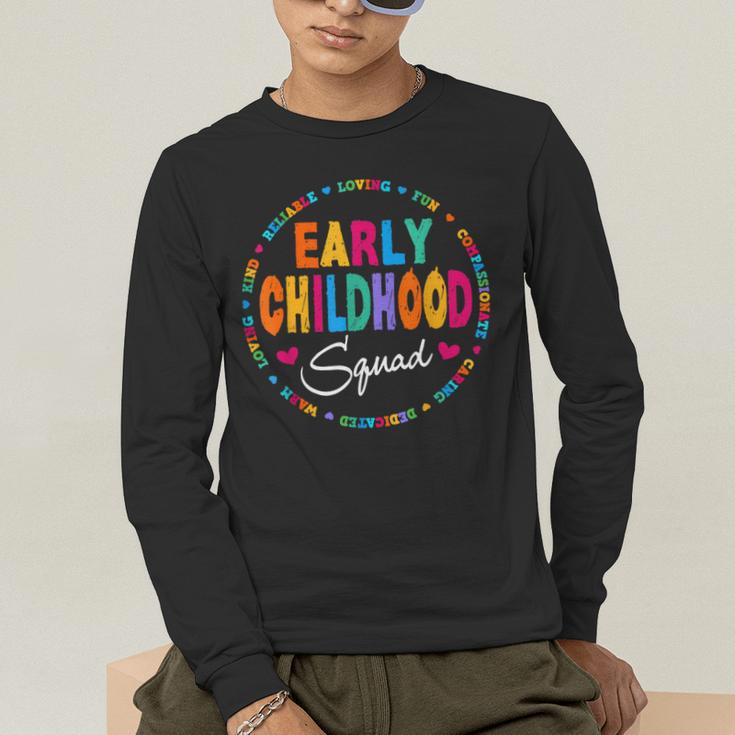 Teacher Early Childhood Squad T-Shirt Men's Long Sleeve T-Shirt, funny gift