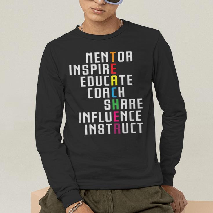 Teacher Inspirational Educator Favorite School Teacher Men Women Girls Kids Men's Long Sleeve T-Shirt, funny gift Teacher Inspirational Educator Favorite School Teacher Men Women Girls Kids Men's Long Sleeve T-Shirt, funny gift
