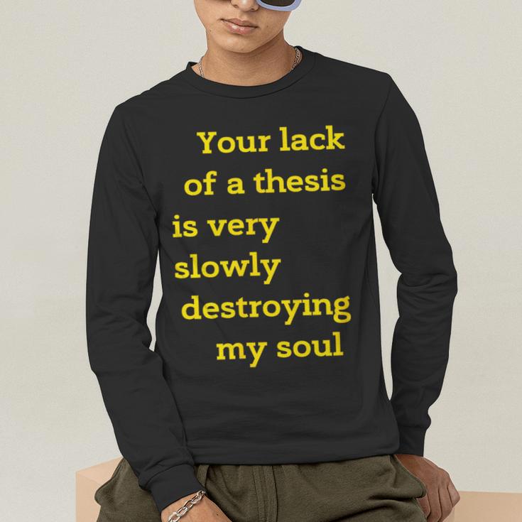 Teacher Or Professor Essay Thesis Writing Joke For Men Women Men's Long Sleeve T-Shirt, funny gift Teacher Or Professor Essay Thesis Writing Joke For Men Women Men's Long Sleeve T-Shirt, funny gift