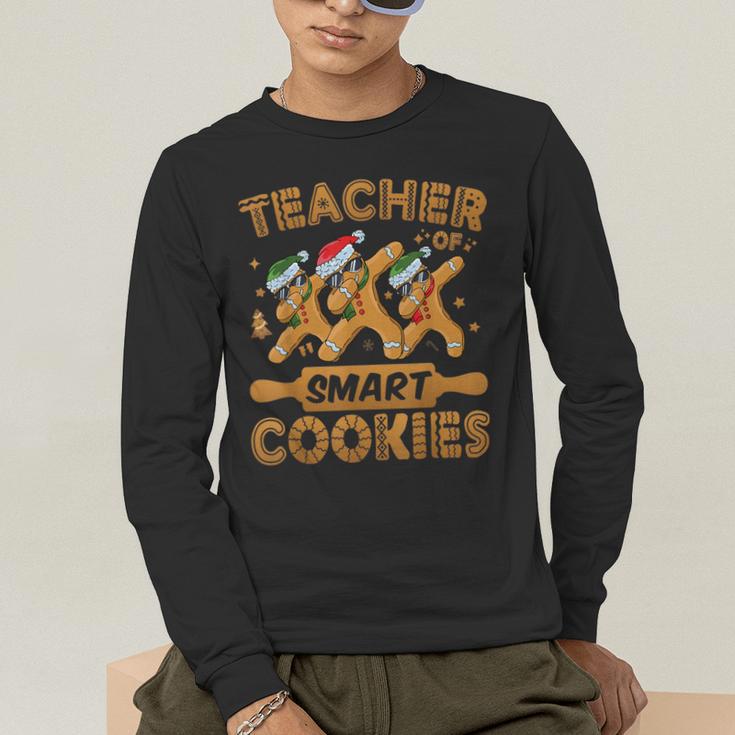 Teacher Of Smart Cookies Gingerbread Christmas Teacher Men's Long Sleeve T-Shirt, funny gift Teacher Of Smart Cookies Gingerbread Christmas Teacher Men's Long Sleeve T-Shirt, funny gift