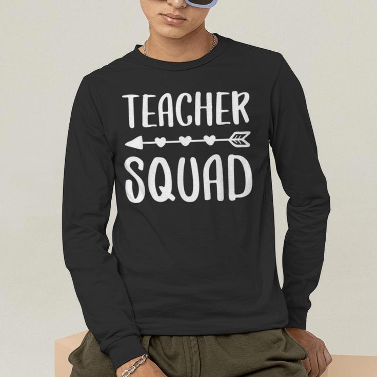 Teacher Squad Shirt Men Women Teacher Team Men's Long Sleeve T-Shirt, funny gift Teacher Squad Shirt Men Women Teacher Team Men's Long Sleeve T-Shirt, funny gift