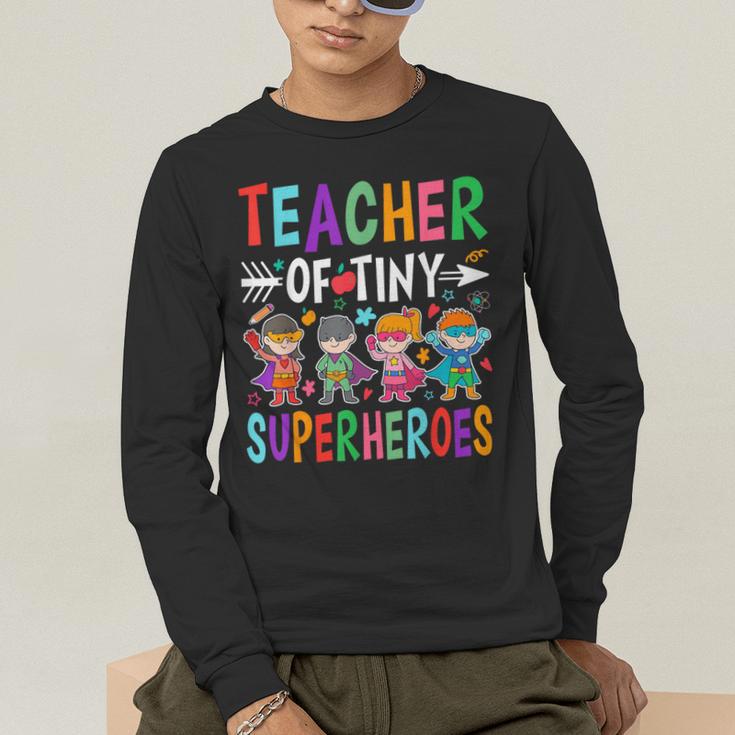 Teacher Of Tiny Superheroes Men's Long Sleeve T-Shirt, funny gift Teacher Of Tiny Superheroes Men's Long Sleeve T-Shirt, funny gift
