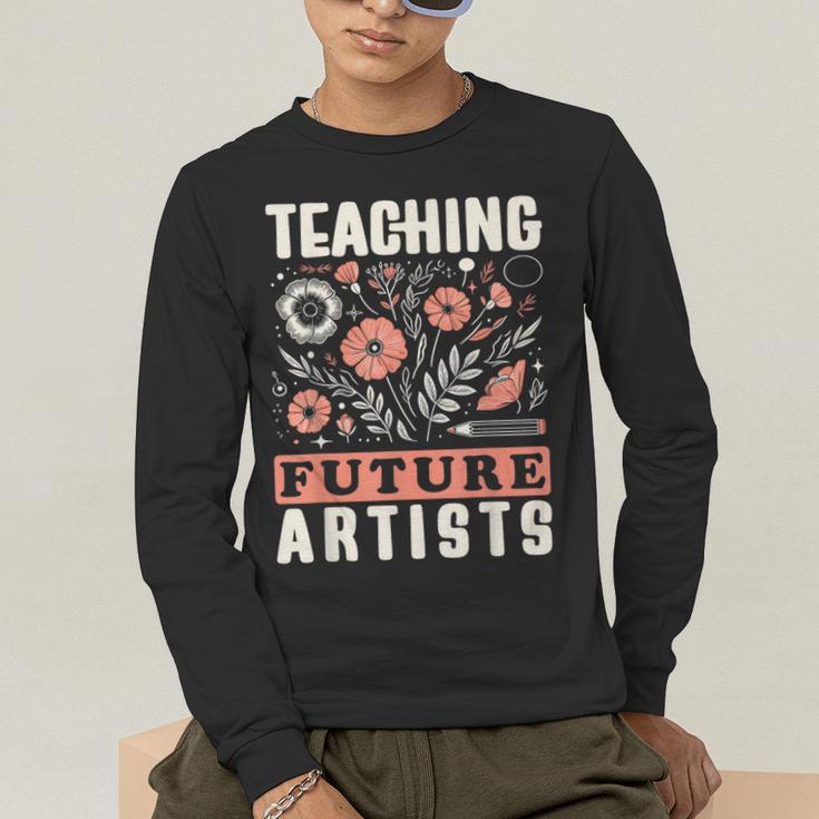 Teaching Future Artists For Art Teachers And Lovers For Men Women Girls Kids Men's Long Sleeve T-Shirt, funny gift Teaching Future Artists For Art Teachers And Lovers For Men Women Girls Kids Men's Long Sleeve T-Shirt, funny gift